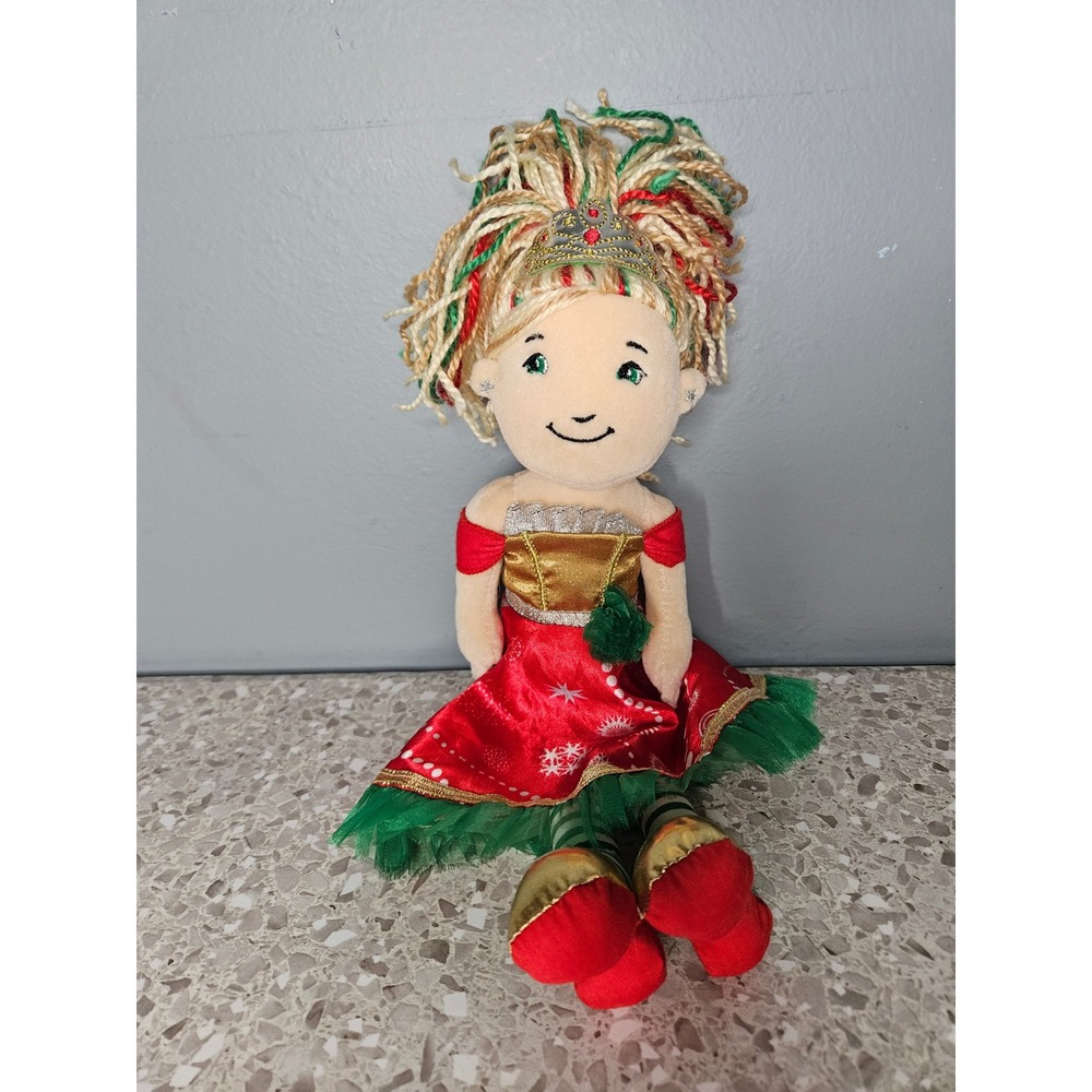 Manhattan Toy Groovy Girls Dessa Doll Red Christmas Holiday Snowflake Plush